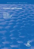 Cover: Criminal Legal Doctrine - Routledge