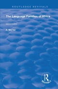 Cover: The Language Families Of Africa - Routledge