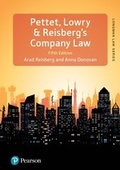 Cover: Pettet, Lowry & Reisberg's Company Law - Pearson