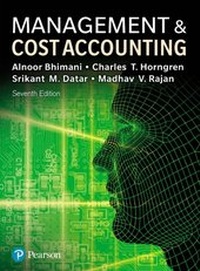 Enlarge image Cover: Management and Cost Accounting - Pearson Education Limited