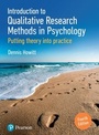 Cover: Introduction to Qualitative Research Methods in Psychology - Pearson Education Limited