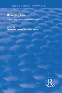 Enlarge image Cover: Changing Law - Routledge
