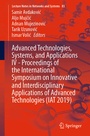 Cover: Advanced Technologies, Systems, and Applications IV -Proceedings of the International Symposium on Innovative and Interdisciplinary Applications of Advanced Technologies (IAT 2019) - Springer