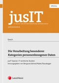 Cover: Die Verarbeitung besonderer Kategorien personenbezogener Daten - LexisNexis Verlag ARD ORAC GmbH
