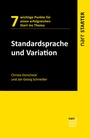 Cover: Standardsprache und Variation - Narr Francke Attempto