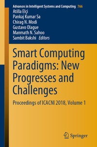 Enlarge image Cover: Smart Computing Paradigms: New Progresses and Challenges - Springer