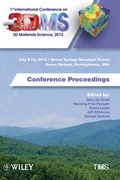 Cover: 1st International Conference on 3D Materials Science, 2012 - Wiley-TMS
