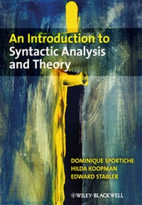 Enlarge image Cover: An Introduction to Syntactic Analysis and Theory - Wiley-Blackwell