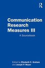 Cover: Communication Research Measures III - Routledge