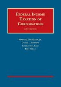 Enlarge image Cover: Federal Income Taxation of Corporations - West Academic Press