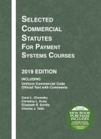 Enlarge image Cover: Selected Commercial Statutes for Payment Systems Courses, 2019 Edition - West Academic Press