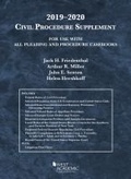 Cover: Civil Procedure Supplement, for Use with All Pleading and Procedure Casebooks, 2019-2020 - West Academic Press