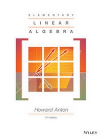 Abbildung von: Elementary Linear Algebra - Wiley