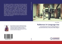 Abbildung von: Politeness in Language Use - LAP Lambert Academic Publishing