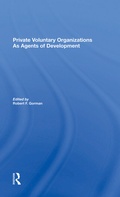 Cover: Private Voluntary Organizations As Agents Of Development - Routledge