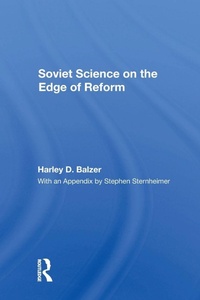 Enlarge image Cover: Soviet Science On The Edge Of Reform - Routledge