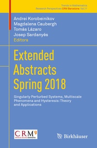 Enlarge image Cover: Extended Abstracts Spring 2018 - Birkhäuser