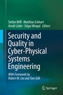 Cover: Security and Quality in Cyber-Physical Systems Engineering - Springer