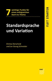 Abbildung von: Standardsprache und Variation - Narr Francke Attempto Verlag