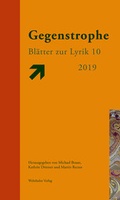 Cover: Gegenstrophe 10 - 2019 - Wehrhahn Verlag