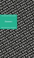 Cover: Zimmer - Secession Verlag Berlin