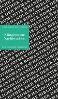 Cover: Nachwachen von Bonaventura - Secession Verlag Berlin