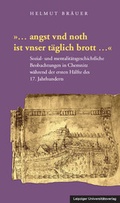 Cover: &raquo;...angst vnd noth ist vnser t&auml;glich brott.&laquo; - Leipziger Uni-Vlg