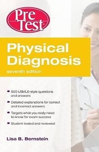 Enlarge image Cover: Physical Diagnosis PreTest Self Assessment and Review, Seventh Edition - McGraw-Hill Medical