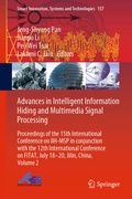 Cover: Advances in Intelligent Information Hiding and Multimedia Signal Processing - Springer