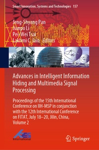 Enlarge image Cover: Advances in Intelligent Information Hiding and Multimedia Signal Processing - Springer