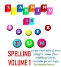 Cover: Learning is Super Fun Spelling - Wild Colonial Press