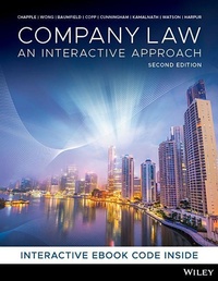 Enlarge image Cover: Company Law: An Interactive Approach, 2nd Edition - Wiley