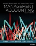 Cover: Management Accounting, 4th Edition - Wiley