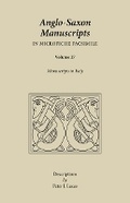 Cover: Manuscripts in Italy - Arizona Center for Medieval & Renaissance Studies,US
