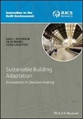Cover: Sustainable Building Adaptation - Wiley