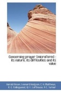 Cover: Concerning Prayer [Microform] - BiblioLife
