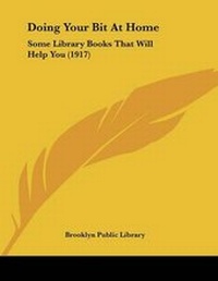 Abbildung von: Doing Your Bit At Home - Kessinger Publishing
