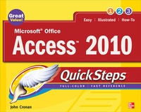 Enlarge image Cover: Microsoft Office Access 2010 QuickSteps - McGraw-Hill Education