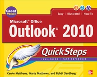 Enlarge image Cover: Microsoft Office Outlook 2010 QuickSteps - McGraw-Hill Education