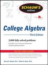 Abbildung von: Schaum's Outline of College Algebra, Third Edition - McGraw-Hill Professional