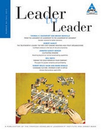 Enlarge image Cover: Leader to Leader (LTL) Fall 2012 - Wiley