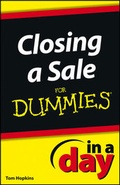 Cover: Closing a Sale In a Day For Dummies - Wiley