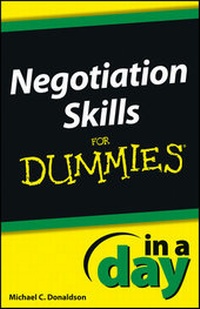 Enlarge image Cover: Negotiating Skills In a Day For Dummies - Wiley
