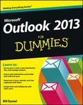 Cover: Outlook 2013 For Dummies - Wiley