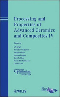 Enlarge image Cover: Processing and Properties of Advanced Ceramics and Composites IV,V234,Ceramic Transactions - Wiley