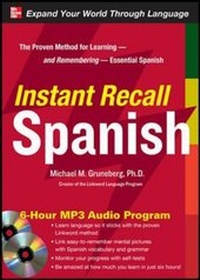 Enlarge image Cover: Instant Recall Spanish, 6-Hour MP3 Audio Program - McGraw-Hill Contemporary