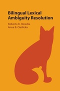 Cover: Bilingual Lexical Ambiguity Resolution - Cambridge University Press