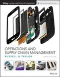 Cover: Operations and Supply Chain Management - Wiley
