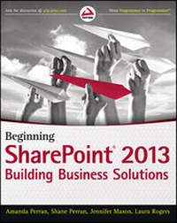 Enlarge image Cover: Beginning SharePoint 2013 - Wrox