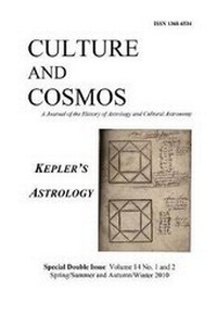 Enlarge image Cover: Culture and Cosmos - Sophia Centre Press